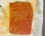 サーモンとさつまいもの味噌バター炒め♪作り方1写真