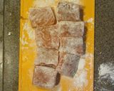 サーモンとさつまいもの味噌バター炒め♪作り方4写真