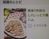 簡単!!失敗なし!!しっとり鶏ハム作り方12写真