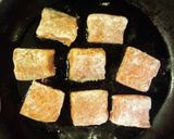 サーモンとさつまいもの味噌バター炒め♪作り方10写真