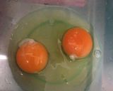 から揚げ粉でニラ玉作り方1写真