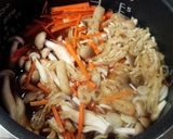 絶品きのこ炊き込み御飯☆もち米と一緒♪作り方3写真