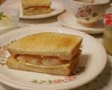 朝食に＊アップルチーズトースト作り方2写真