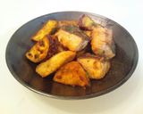 サーモンとさつまいもの味噌バター炒め♪作り方16写真