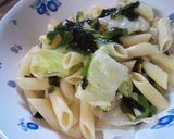 柚子ねぎ味噌の和風パスタ作り方5写真