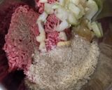 簡単！パンチの効いた豆腐ハンバーグ♡作り方1写真