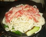 パパのすき焼きうどん③作り方2写真