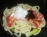 パパのすき焼きうどん③作り方3写真