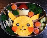 ピカチュウキャラ弁作り方5写真