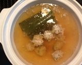 土鍋で☆鳥だんご鍋作り方3写真