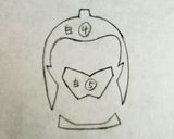 キャラ弁*仮面ライダーガイム 斬月弁当♪作り方5写真