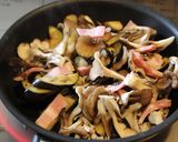 なすときのこの炒め物作り方3写真