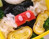 ミッキーマウスのキャラ弁当☆冷凍食品等で作り方3写真