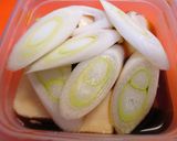 レンジで簡単♪豆腐とネギの柚胡椒煮作り方2写真