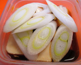 レンジで簡単♪豆腐とネギの柚胡椒煮作り方2写真