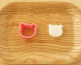 キャラ弁♪型ぬきで簡単おすわりクマちゃん作り方3写真