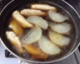 大根と手羽の煮物(*´□`*)作り方4写真