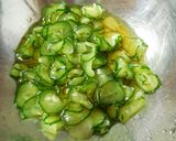 きゅうりとお麩の酢の物　どすぇ作り方5写真