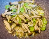 揚げ玉ねぎ＆そら豆とパンチェッタのパスタ作り方5写真