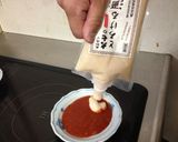 とろける酒粕入り餃子の皮ピザ作り方2写真
