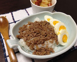 簡単すぎる★合挽き肉のそぼろごはん作り方5写真