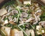 豚肉と水菜の鍋作り方3写真
