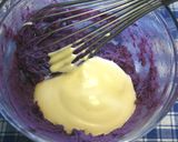 ふんわりしっとり✿紫芋๑ケーキ作り方10写真
