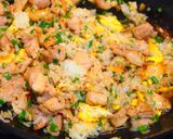 鶏肉のレタスチャーハン作り方7写真
