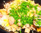 鶏肉のレタスチャーハン作り方6写真