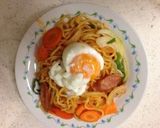 焼きそば麺でパスタ！作り方6写真