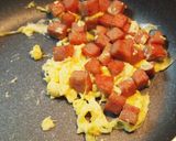 簡単！ふわふわ！スパムのチーズオムレツ☆作り方4写真
