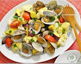 さつま芋カリフラワーあさりのバター酒蒸し作り方7写真