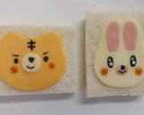 ゆで卵型でうさぎのキャラ弁？キャラパン？作り方5写真