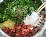 ニラと挽き肉の餃子作り方1写真