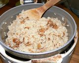 ほたて佃煮de炊き込みご飯作り方4写真