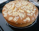 *　簡単なアーモンドケーキ　*作り方12写真