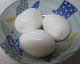 白くてつやつや☆半熟塩味たまご作り方3写真