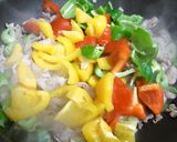 簡単&美味!パプリカ&豚肉の辛味噌炒め❤作り方6写真
