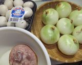 玉ねぎ丸ごとスープ作り方1写真