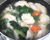 山芋団子の中華スープ♪作り方8写真