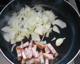 美味しい チーズクリームスパゲッティ作り方1写真