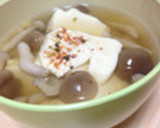 豆腐ときのこのほっこり生姜スープ作り方13写真