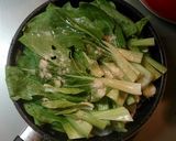 ◎チンゲン菜とあさりの酒蒸し◎作り方3写真