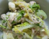 白菜とシーチキンのマヨネーズサラダ作り方5写真