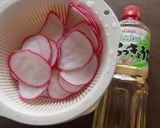 クリスマスの脇役に、ヘルシー大根の酢漬け作り方1写真
