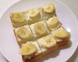 皆でシェア☆チョコバナナみるくトースト作り方4写真