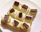 皆でシェア☆チョコバナナみるくトースト作り方5写真