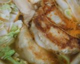 鶏肉、白菜入り餃子鍋・味ぽん添え作り方12写真