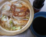 鶏肉、白菜入り餃子鍋・味ぽん添え作り方13写真