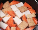 厚揚げ、ニンジン、胸肉の炊き合わせ作り方4写真
